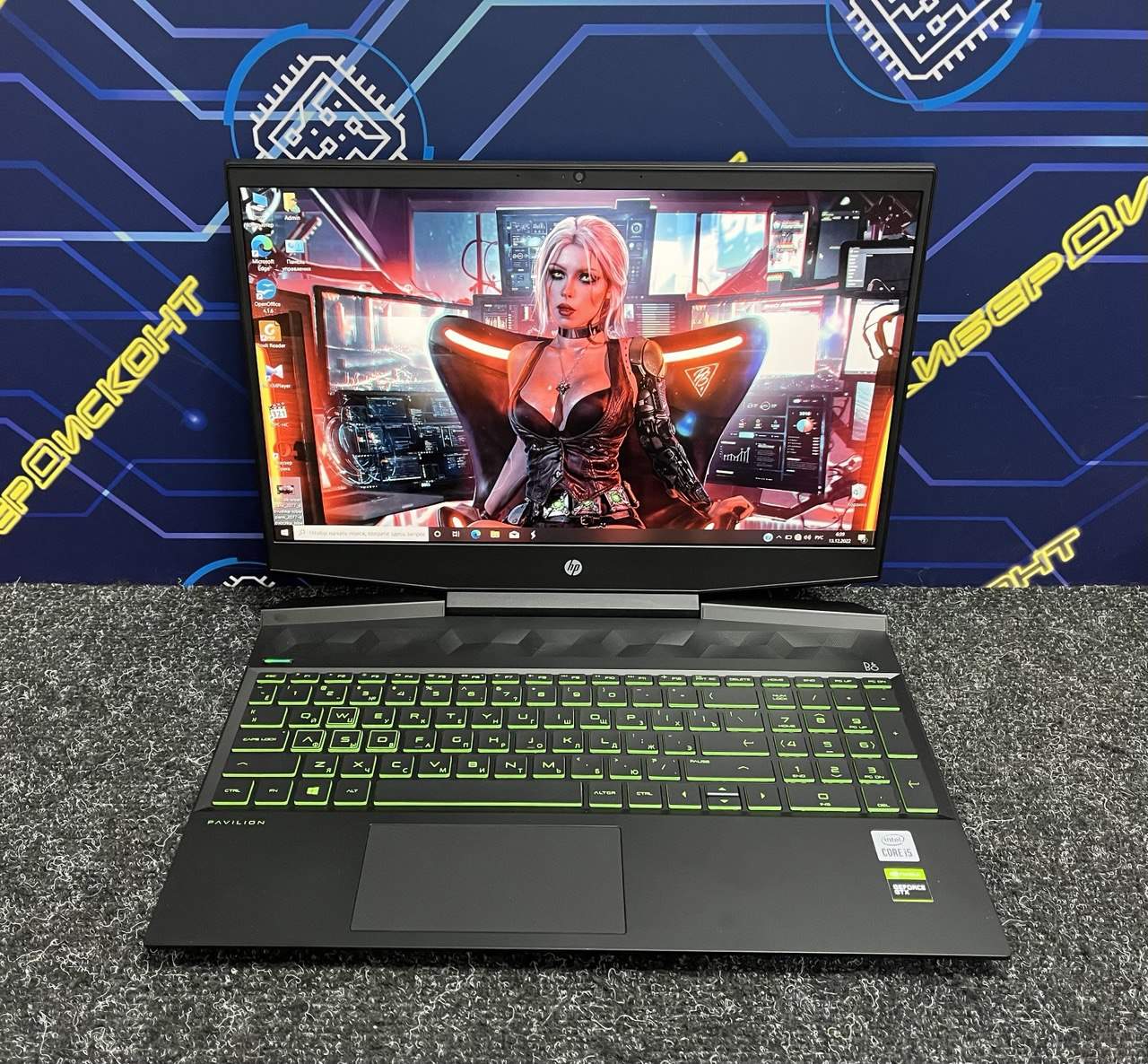 i5-10300H, 8GB, SSD512,GTX 1650TI 4GB купить бу с рук